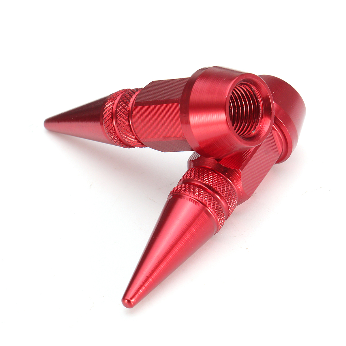 4pcs-Tire-Dustproof-Wheel-Stem-Valve-Caps-Aluminum-Car-Auto-Bike-Spike-Shape-1135604