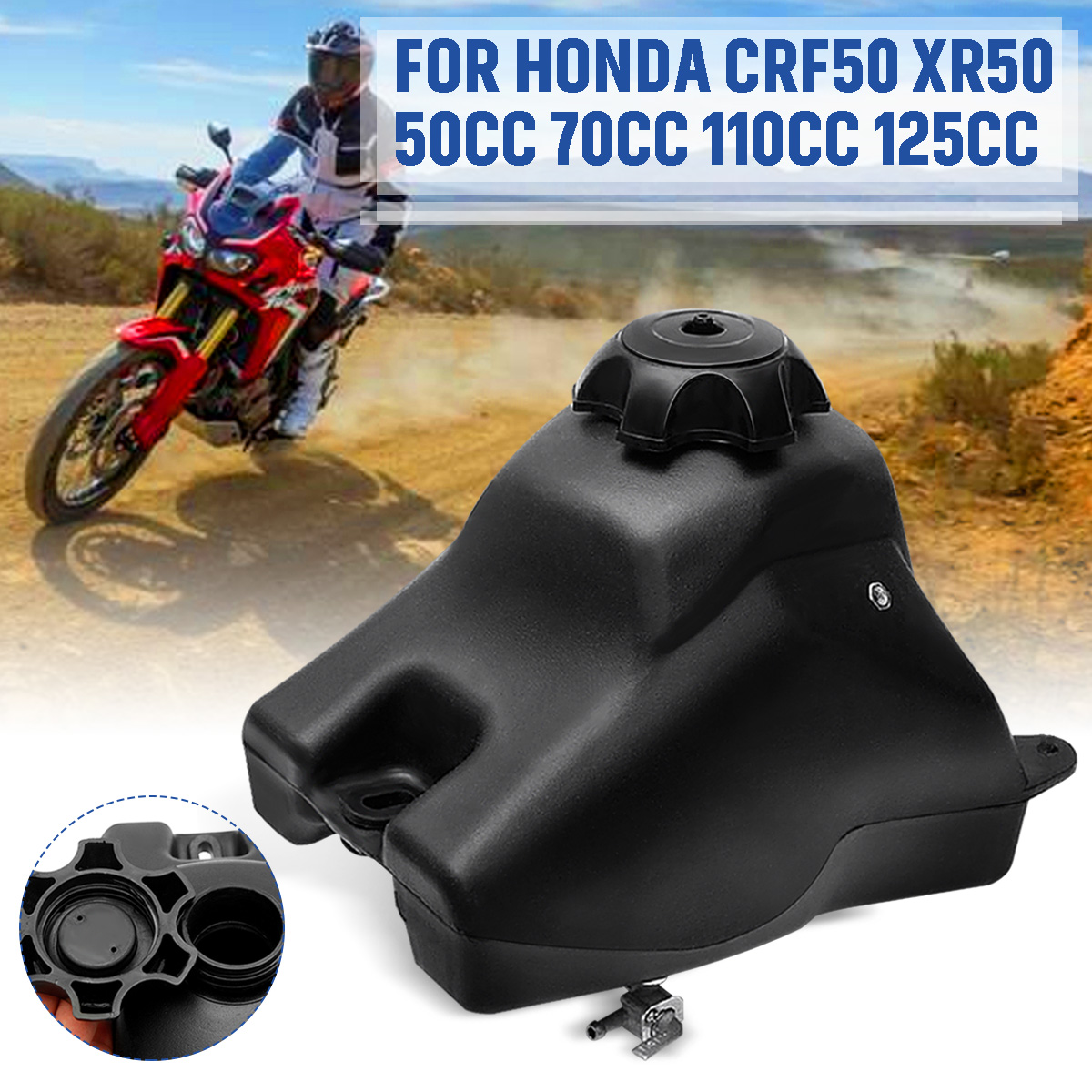50CC-70CC-110CC-125CC-Dirt-Pit-Bike-Gas-Fuel-Tank-For-Honda-CRF50-XR50-927796