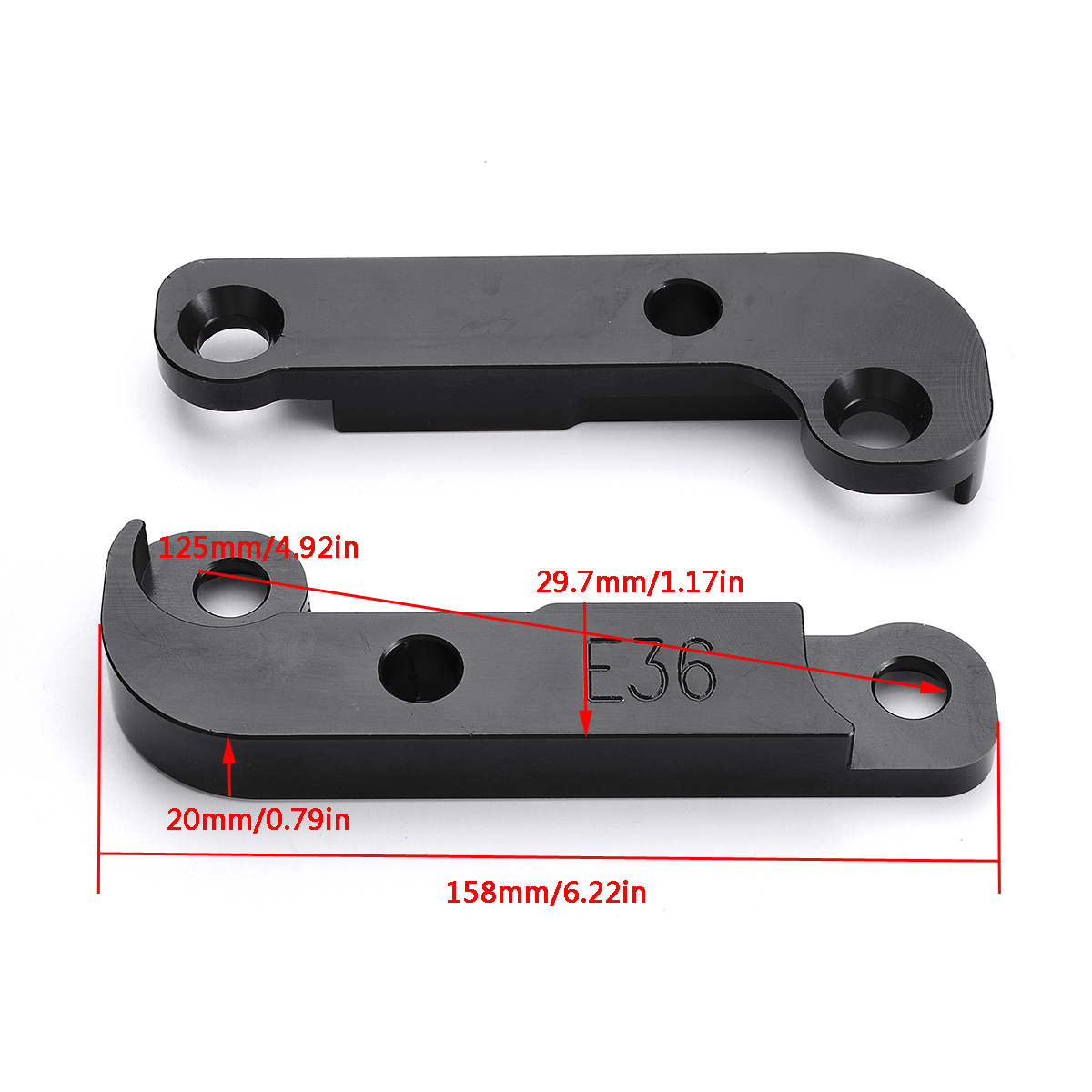 Black-Adapter-Tire-Increasing-Turn-Angles-About-25--30-Drift-Lock-Kit-For-BMW-E36-M3-1470520