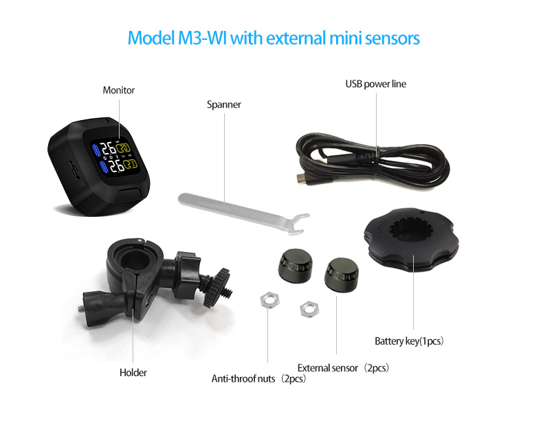 CAREUD-M3-TPMS-Waterproof-Tire-Pressure-Monitor-System-LCD-Display-Motorcycle-Real-Time-Wireless-1377336