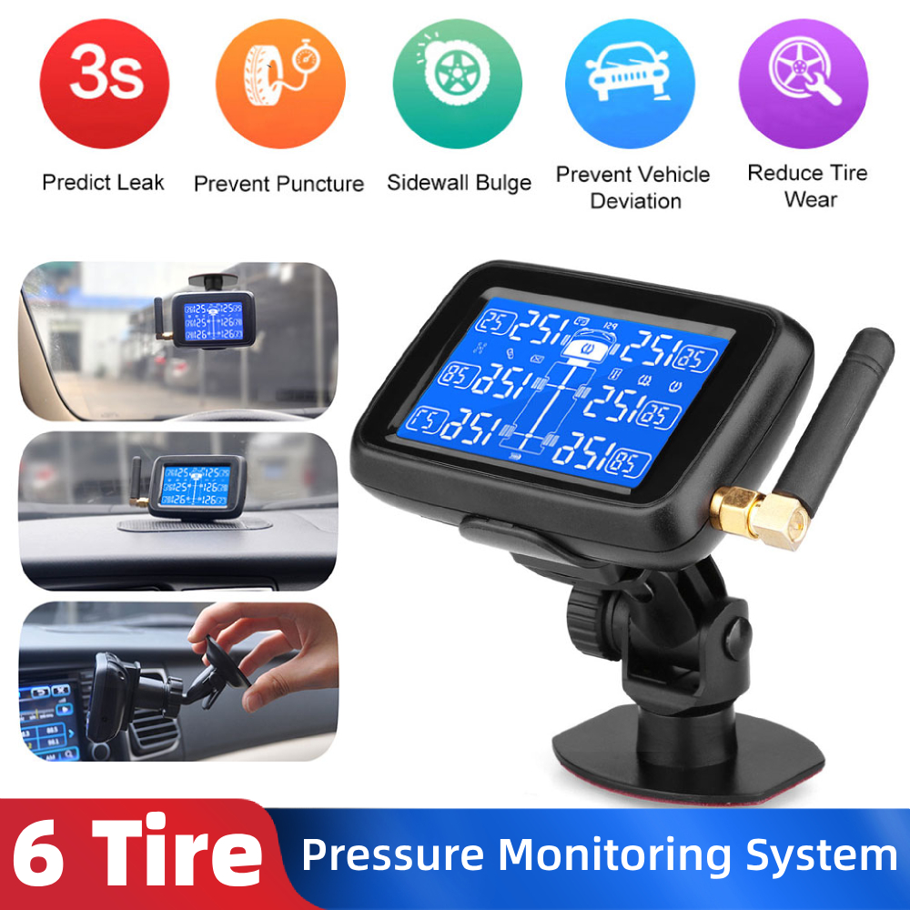 CAREUD-U901T-TPMS-Wireless-Tire-Pressure-Monitoring-System-with-6-External-Sensors-Replaceable-Batte-1715519