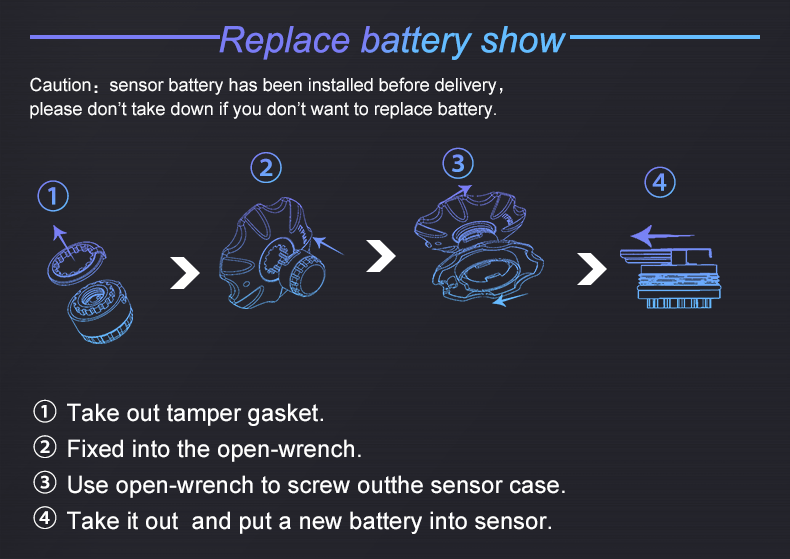 CAREUD-U901T-TPMS-Wireless-Tire-Pressure-Monitoring-System-with-6-External-Sensors-Replaceable-Batte-1715519