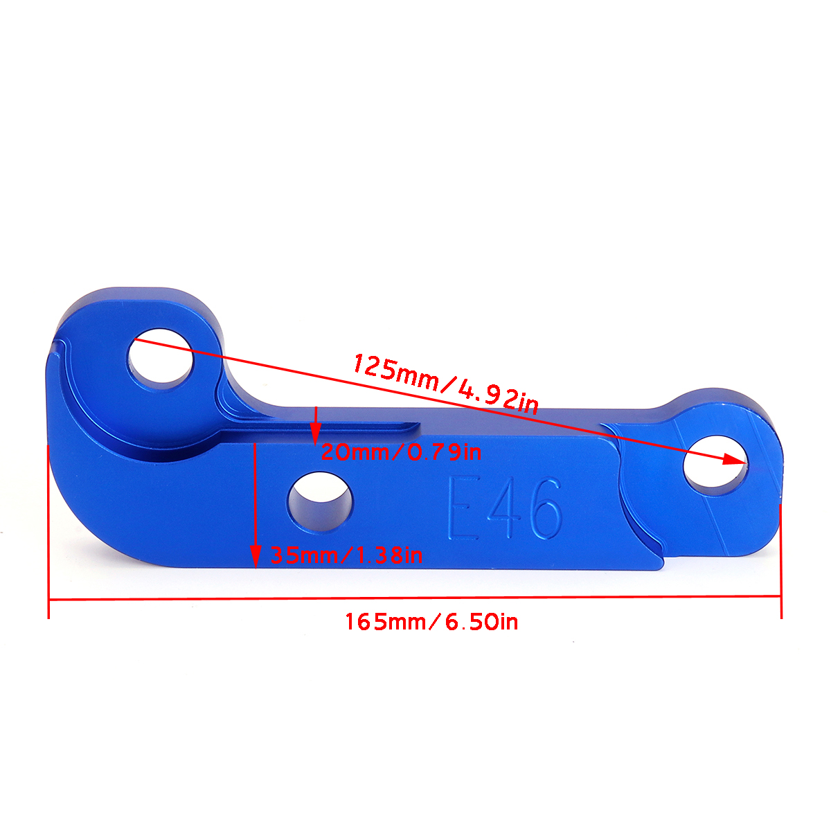 CNC-Adapter-Tire-Increasing-Turn-Angle-25-30-For-BMW-E46-M3-Tuning-Drift-Power-Blue-1471136