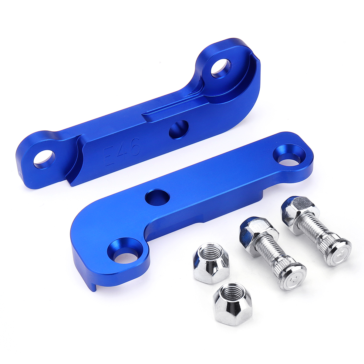 CNC-Adapter-Tire-Increasing-Turn-Angle-25-30-For-BMW-E46-M3-Tuning-Drift-Power-Blue-1471136