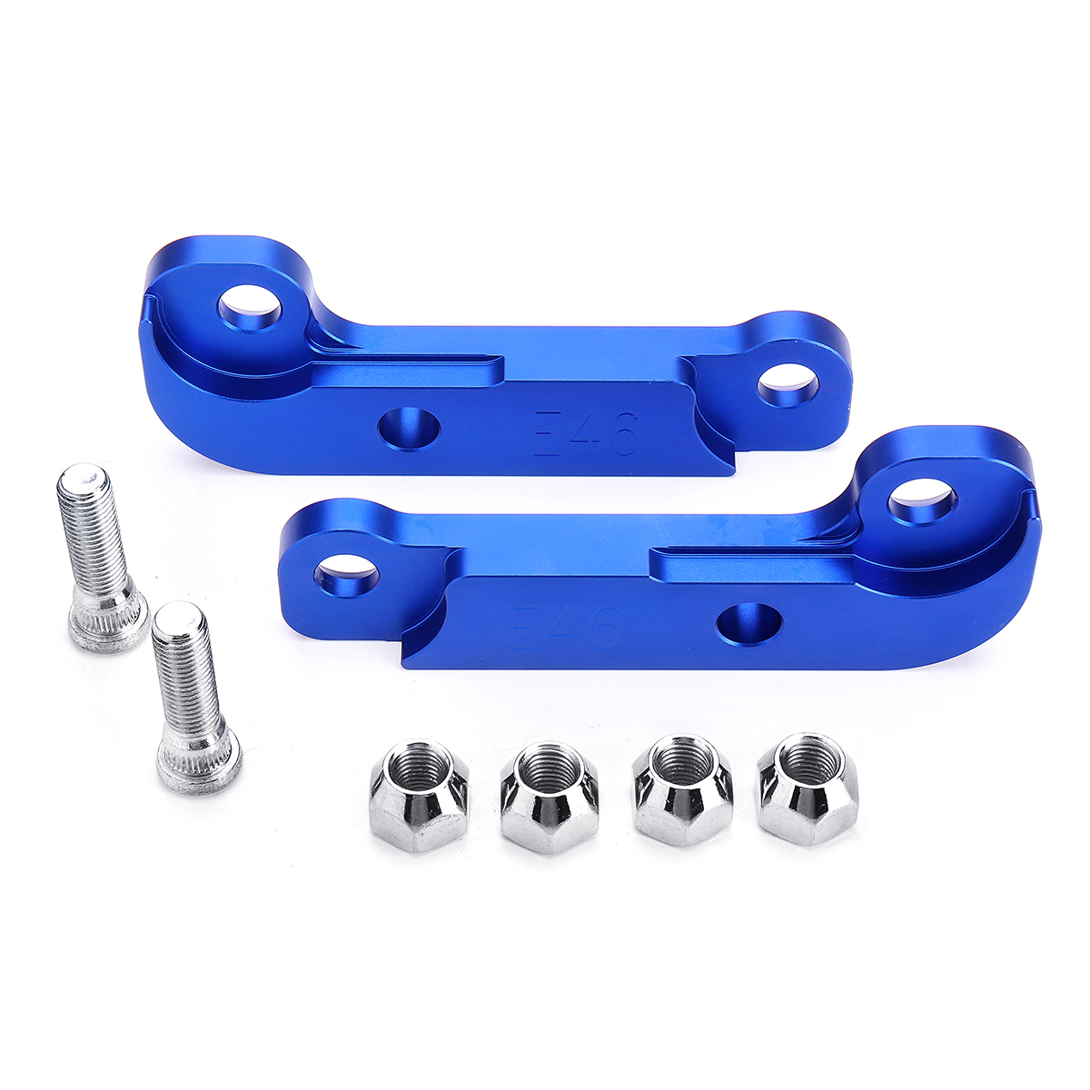 CNC-Adapter-Tire-Increasing-Turn-Angle-25-30-For-BMW-E46-M3-Tuning-Drift-Power-Blue-1471136
