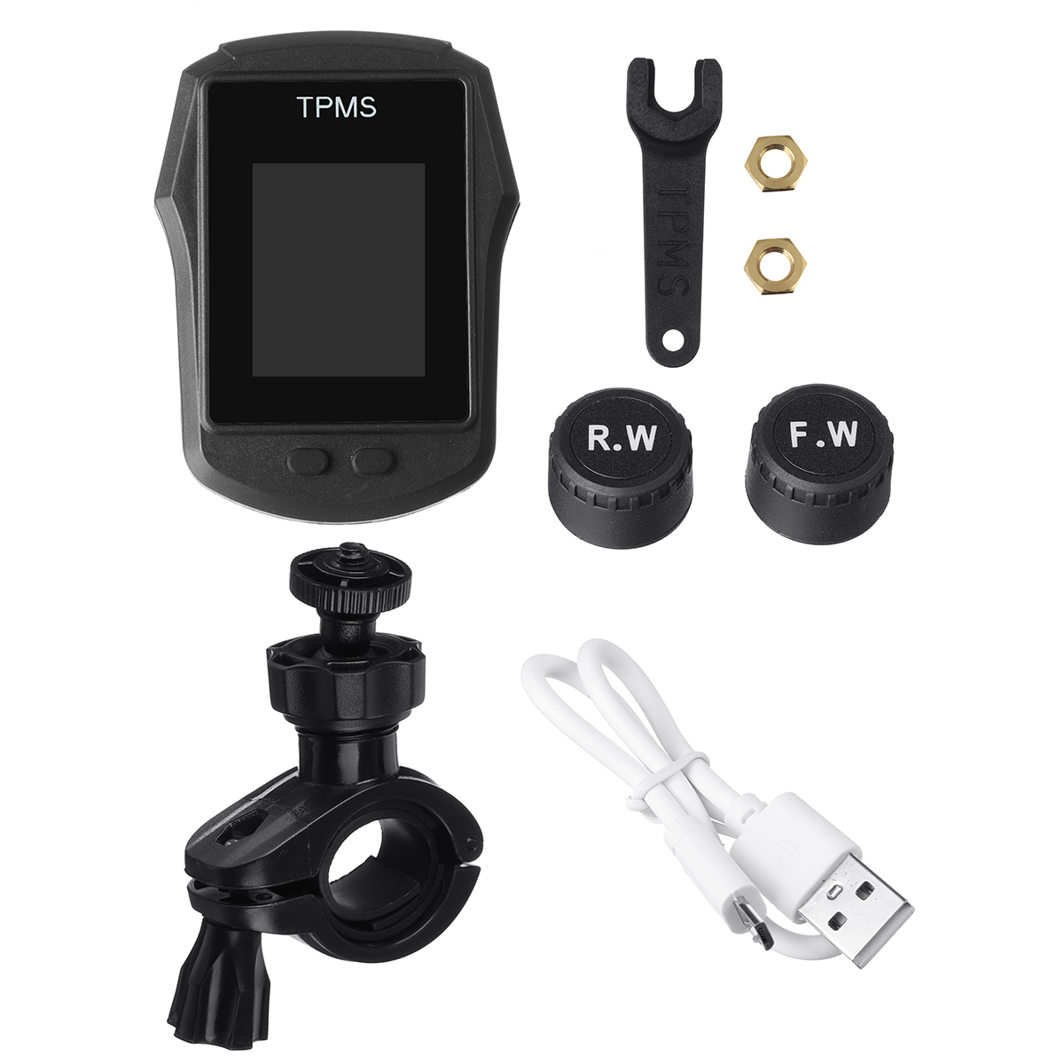 Motorcycle-Real-Time-Tire-Pressure-Monitoring-System-TPMS-Wireless-LCD-Display-Waterproof-With-Exter-1755767