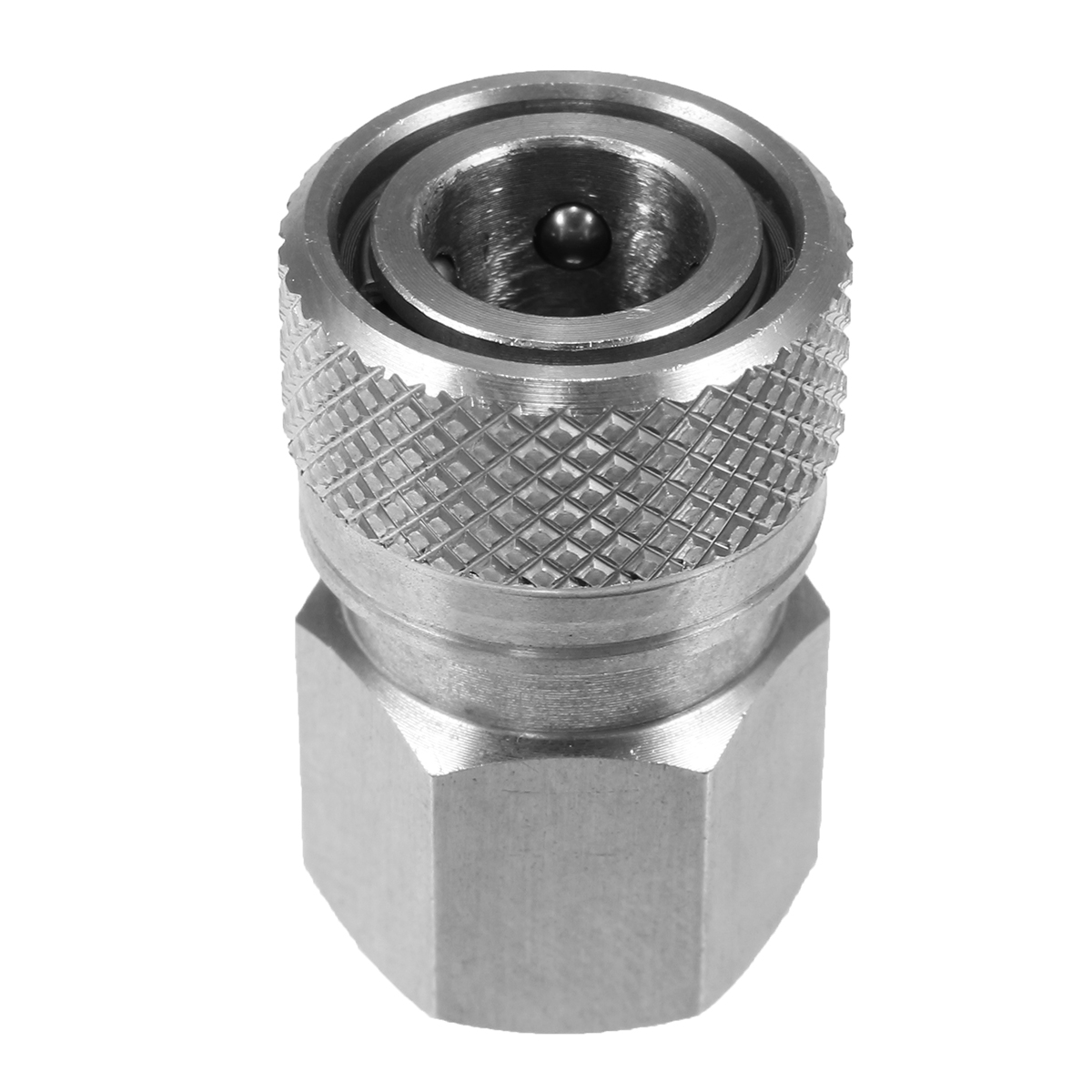 Paintball-PCP-18-NPT-Stainless-Steel-Female-Connector-Quick-Disconnect-Adapter-1489881