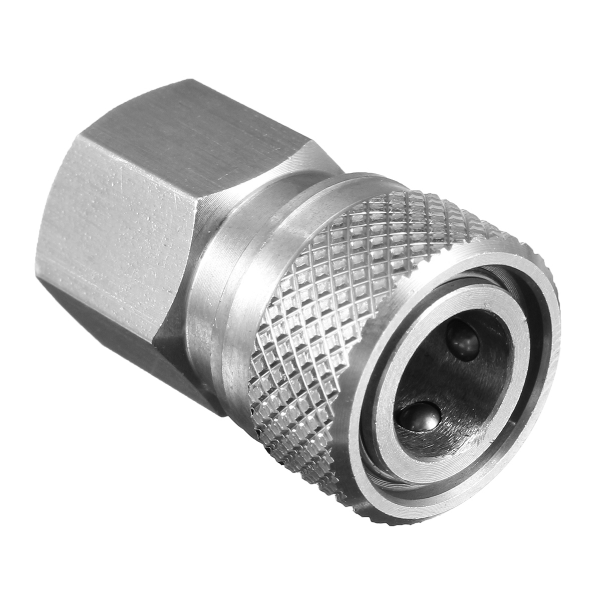 Paintball-PCP-18-NPT-Stainless-Steel-Female-Connector-Quick-Disconnect-Adapter-1489881