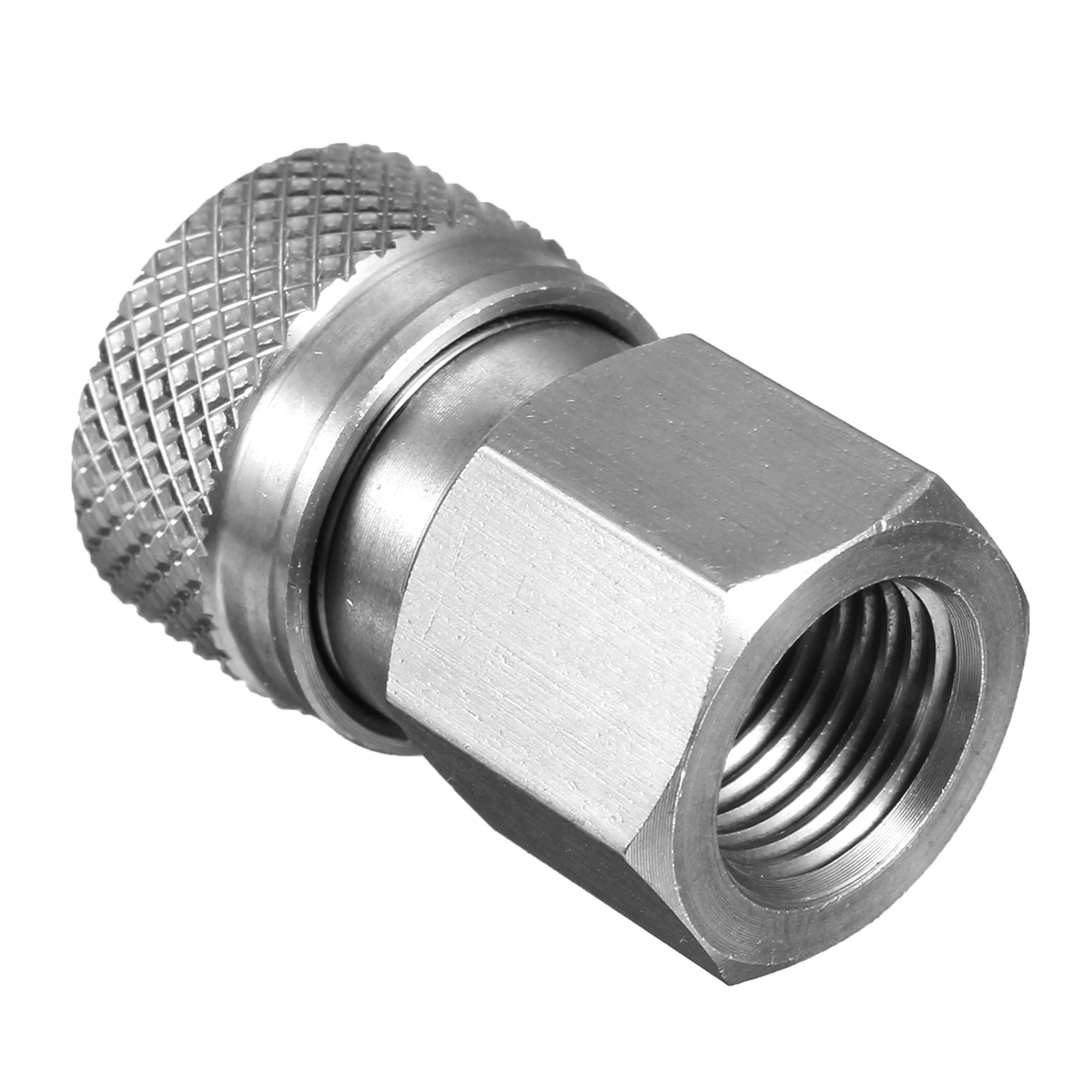 Paintball-PCP-18-NPT-Stainless-Steel-Female-Connector-Quick-Disconnect-Adapter-1489881