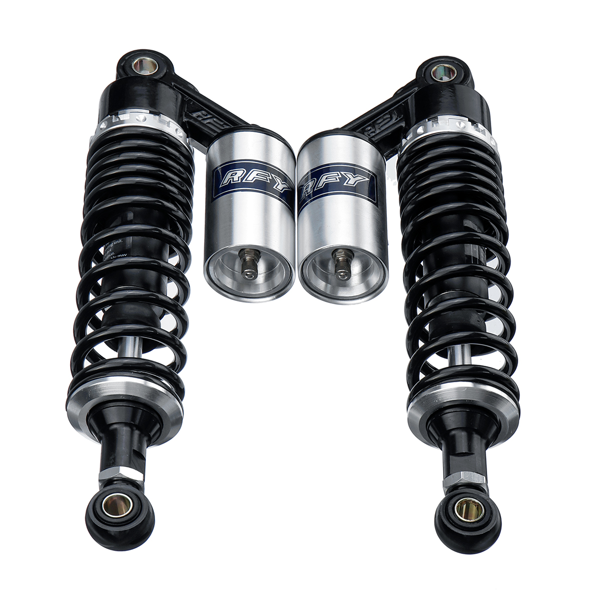 Pair-Round-Hole-400mm-1575quot-Motorcycle-Rear-Air-Shock-Absorber-Suspension-Scooter-ATV-RFY-1545950