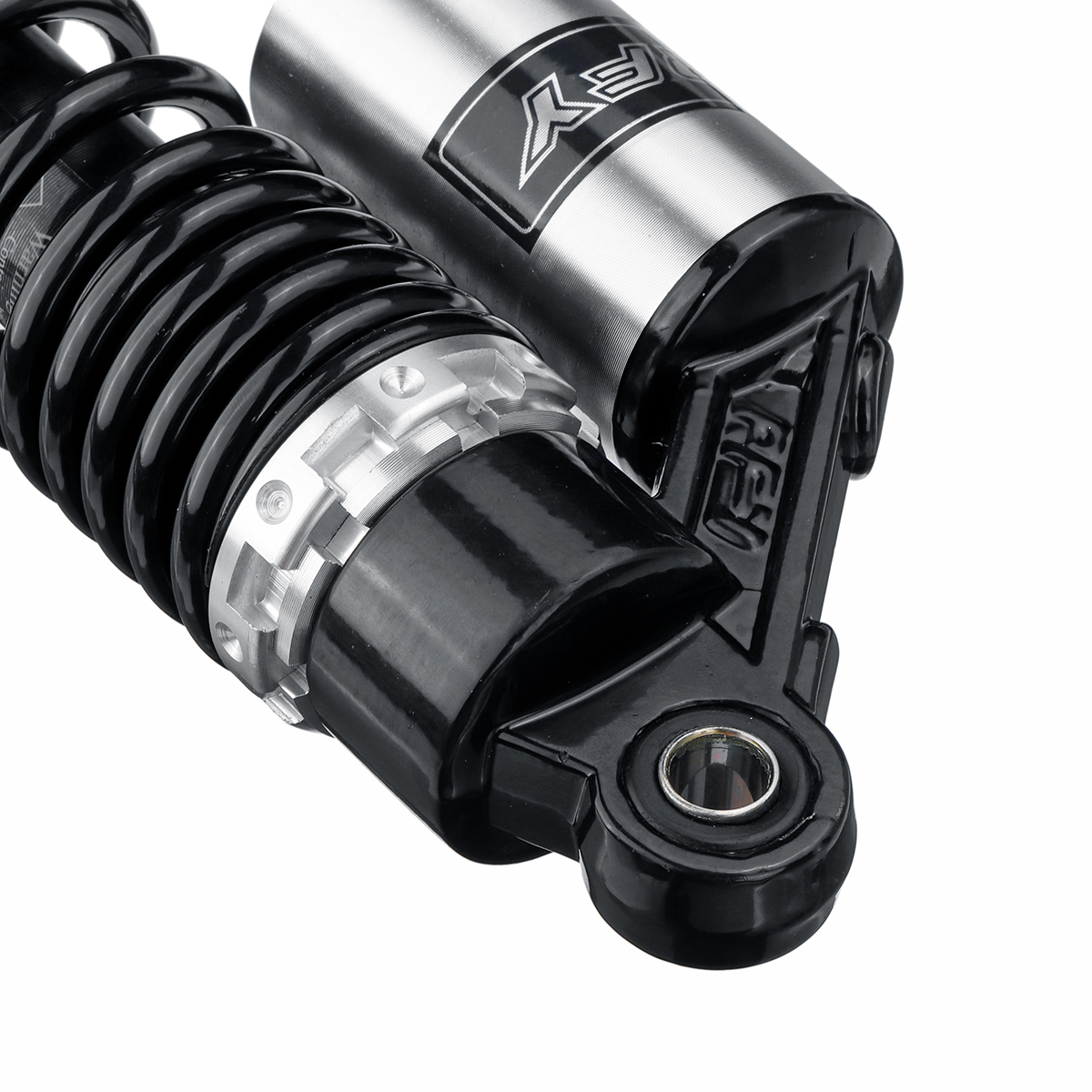 Pair-Round-Hole-400mm-1575quot-Motorcycle-Rear-Air-Shock-Absorber-Suspension-Scooter-ATV-RFY-1545950