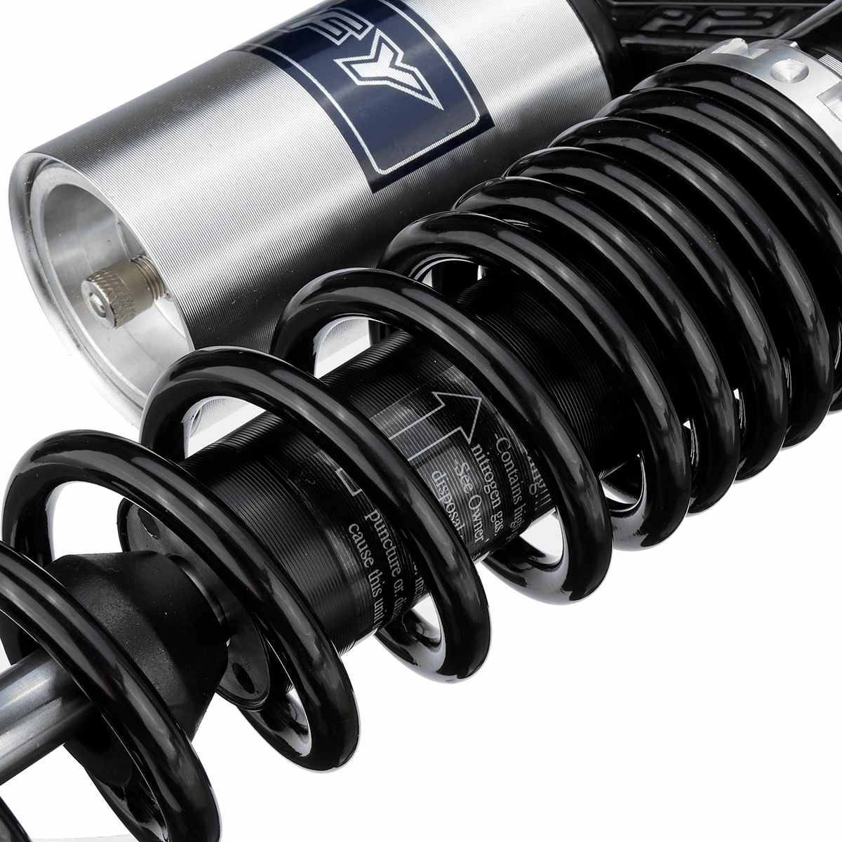 Pair-Round-Hole-400mm-1575quot-Motorcycle-Rear-Air-Shock-Absorber-Suspension-Scooter-ATV-RFY-1545950