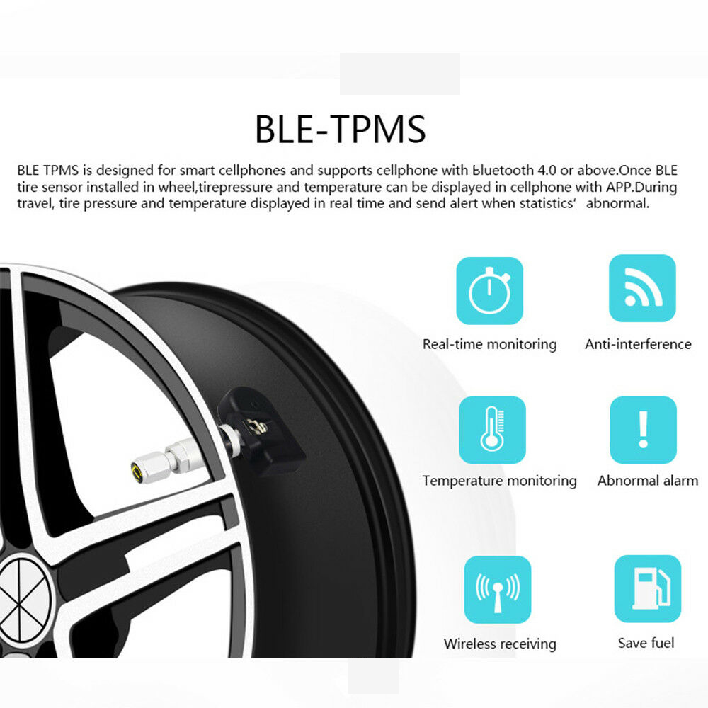 TPMS-Wireless-bluetooth-40-Car-Tire-Pressure-Monitor-4-Outer-Sensor-1624454