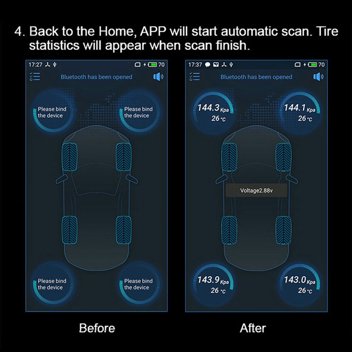 TPMS-Wireless-bluetooth-40-Car-Tire-Pressure-Monitor-4-Outer-Sensor-1624454