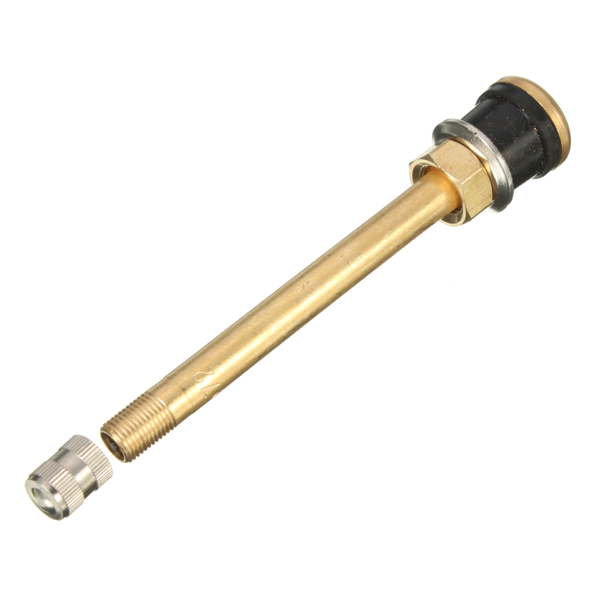 TR572-4inch-Brass-Tire-Cap-Valve-Stems-Wheels-Extension-Rod-Straight-Bore-1086774