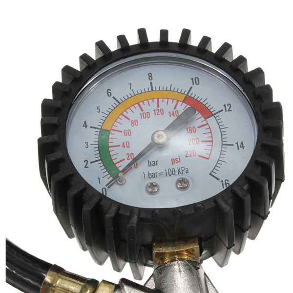 Tire-Inflator-Dial-Pressure-Gauge-Air-Compressor-For-Car-Motorcycle-Truck-Bike-54082