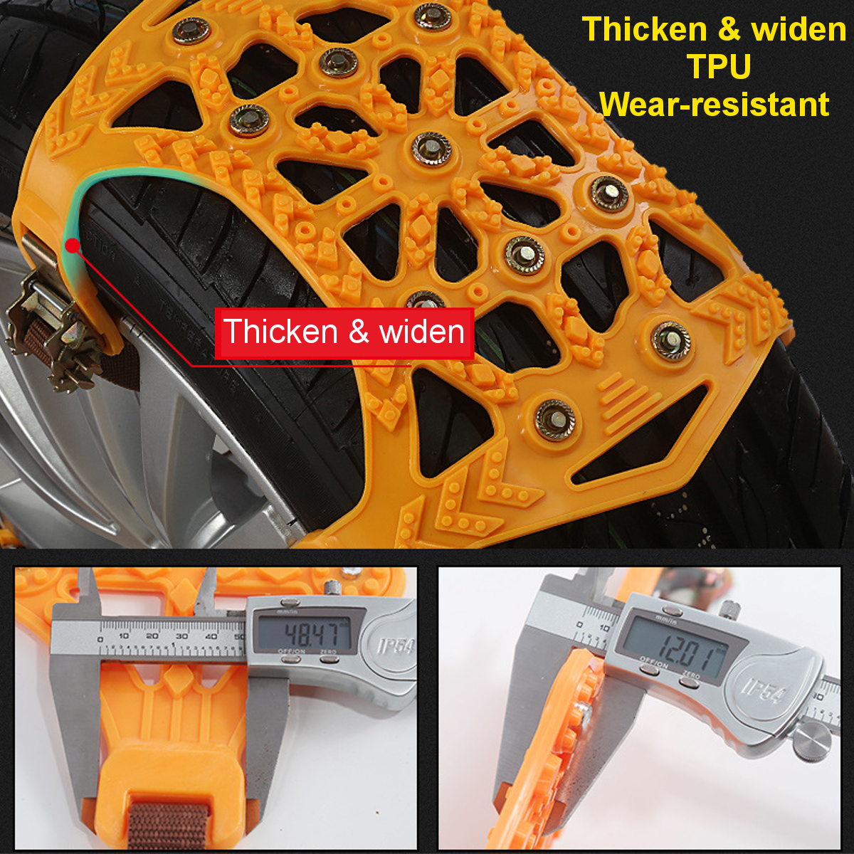 Universal-Tire-Snow-Anti-Skid-Chains-For-Car-Truck-SUV-ORV-Emergency-Winter-1765988