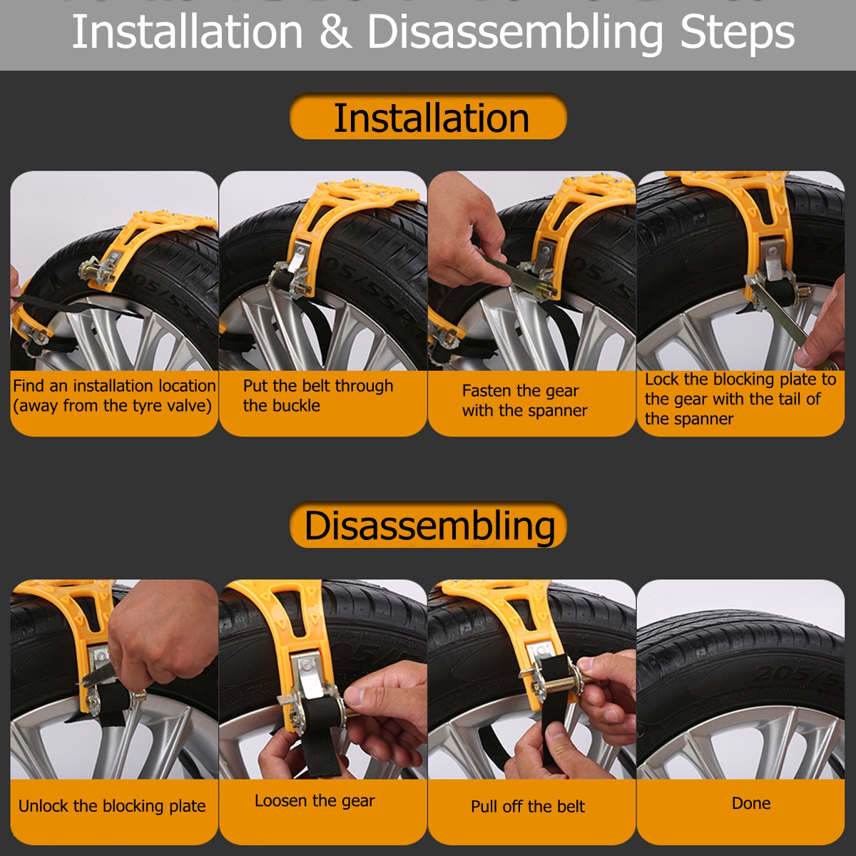 Universal-Tire-Snow-Anti-Skid-Chains-For-Car-Truck-SUV-ORV-Emergency-Winter-1765988