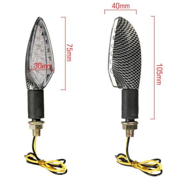12V-15LED-Motorcycle-Turn-Signal-Indicator-Blinker-Light-Amber-Flexible-Handle-1021464