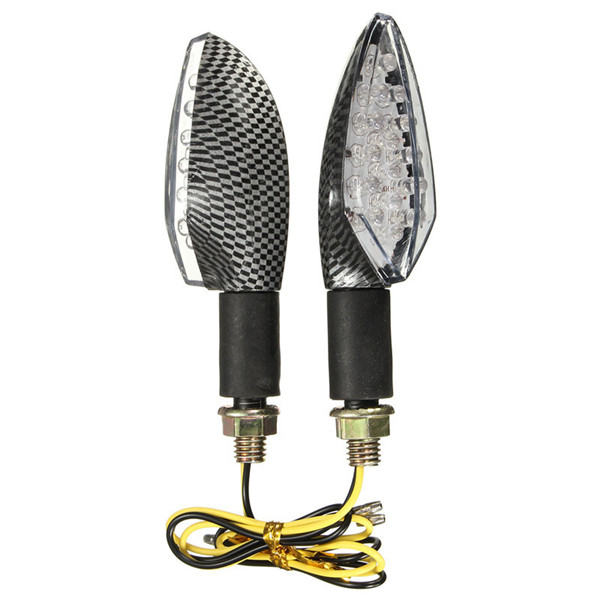 12V-15LED-Motorcycle-Turn-Signal-Indicator-Blinker-Light-Amber-Flexible-Handle-1021464