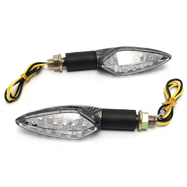 12V-15LED-Motorcycle-Turn-Signal-Indicator-Blinker-Light-Amber-Flexible-Handle-1021464