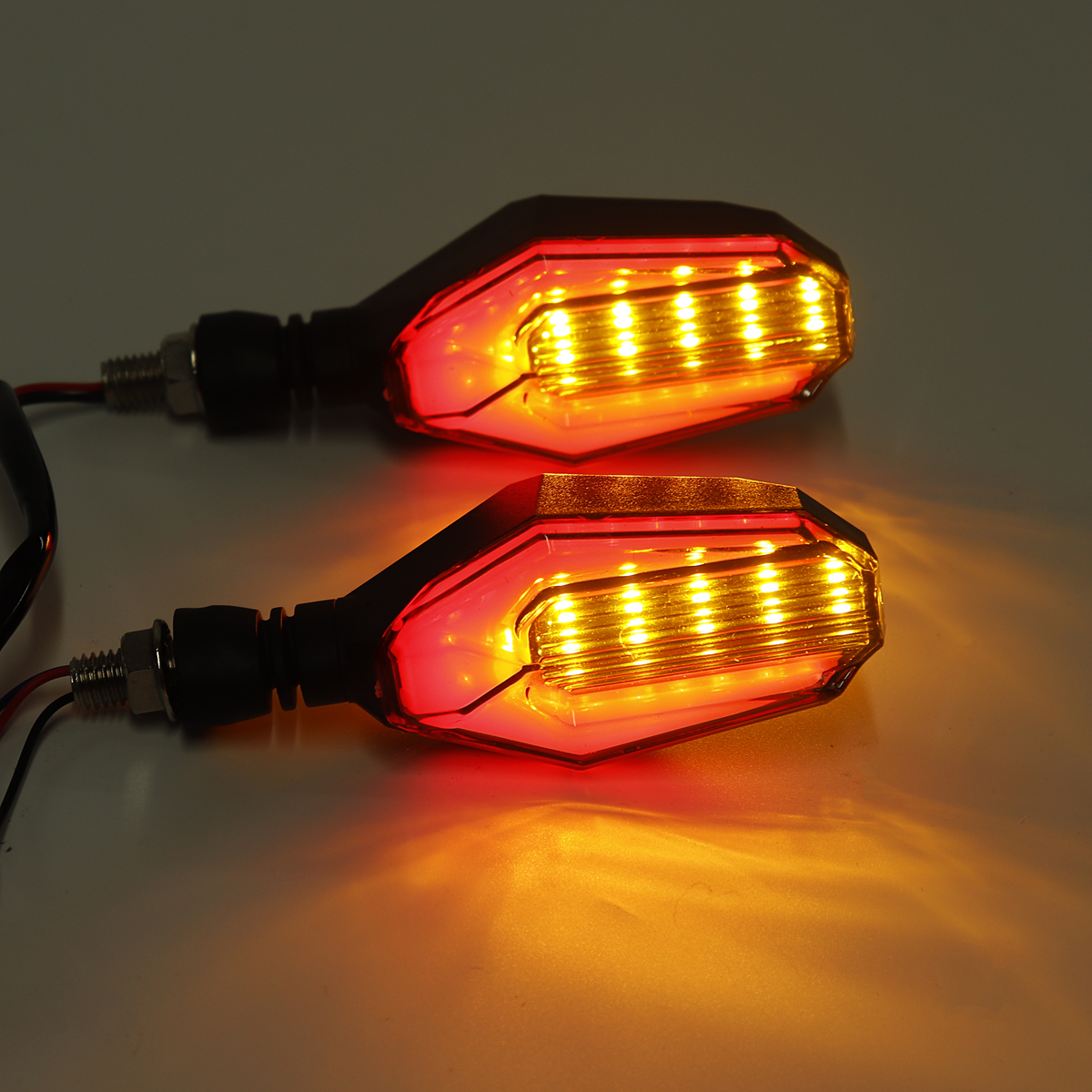12V-Motorcycle-30-LED-Amber-Turn-Signal-Lights-DRL-Daytime-Runnning-Lamp-Universal-1490105