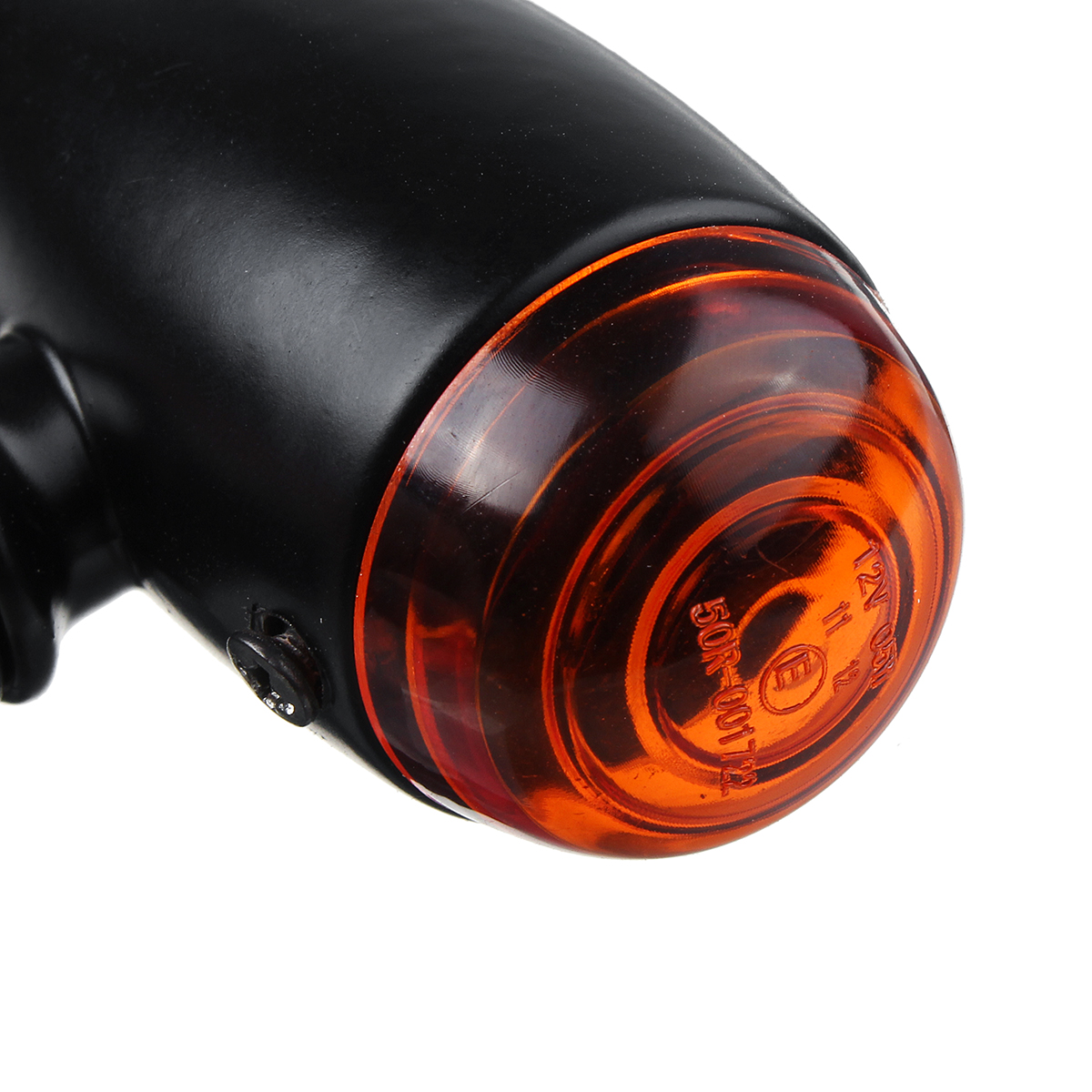12V-Motorcycle-Metal-Turn-Signal-Amber-Lights-Indicator-Retro-Black-Universal-1509362