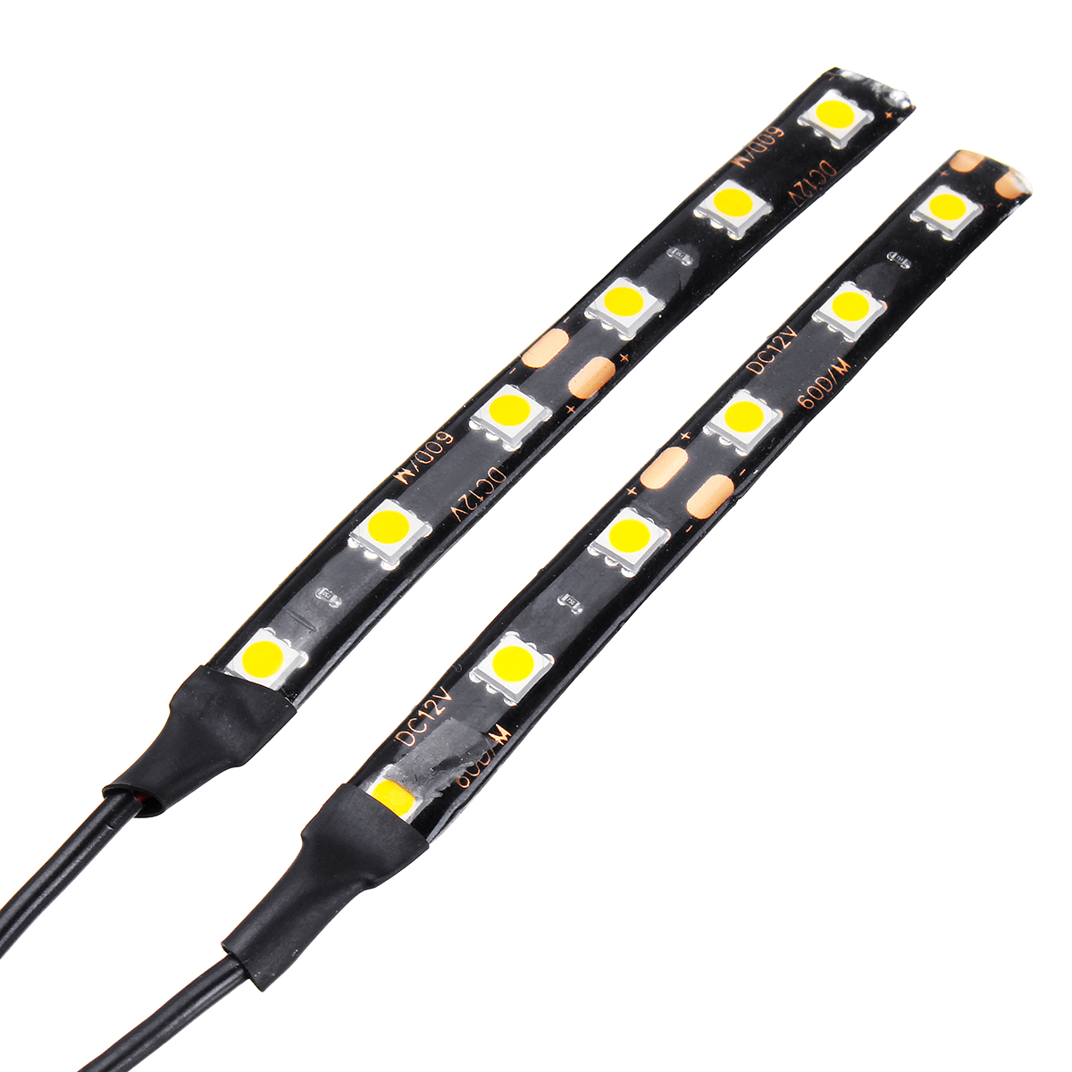 12V-Pair-6-LED-5050-Motorcycle-Strip-Turn-Signal-Indicator-Blinker-Light-Amber-1431087