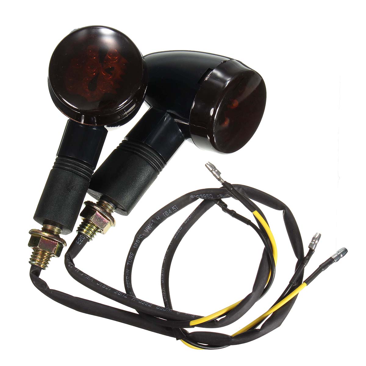 12V-Universal-Skull-Turn-Signal-Indicator-Amber-Light-Bulb-Motorcycle-Motor-Bike-1119358