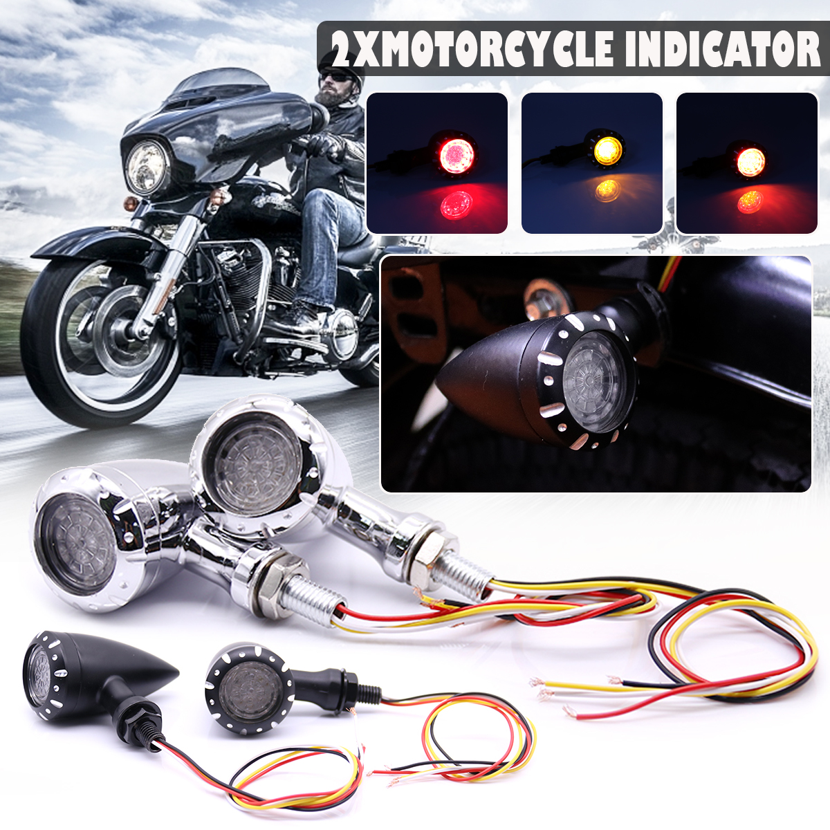 2-PCS-Retro-Motorbike-Flasher-Turn-Signal-Lights-Front-Rear-Blinker-Motor-Indicator-Black-for-Honda--1630582