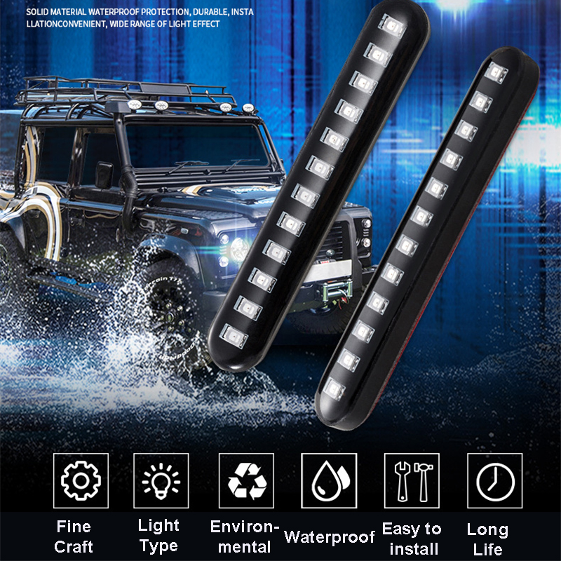 2Pcs-Led-Turn-Signals-Strip-Motorcycle-Flowing-Water-Tail-Brake-Lights-12-Led-3528Smd-License-Plate--1614749