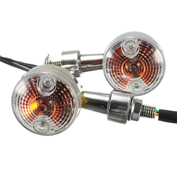 2X-Universal-Mini-Retro-Motorcycle-Front-Turn-Signals-Lights-Indicators-Abmer-1093485
