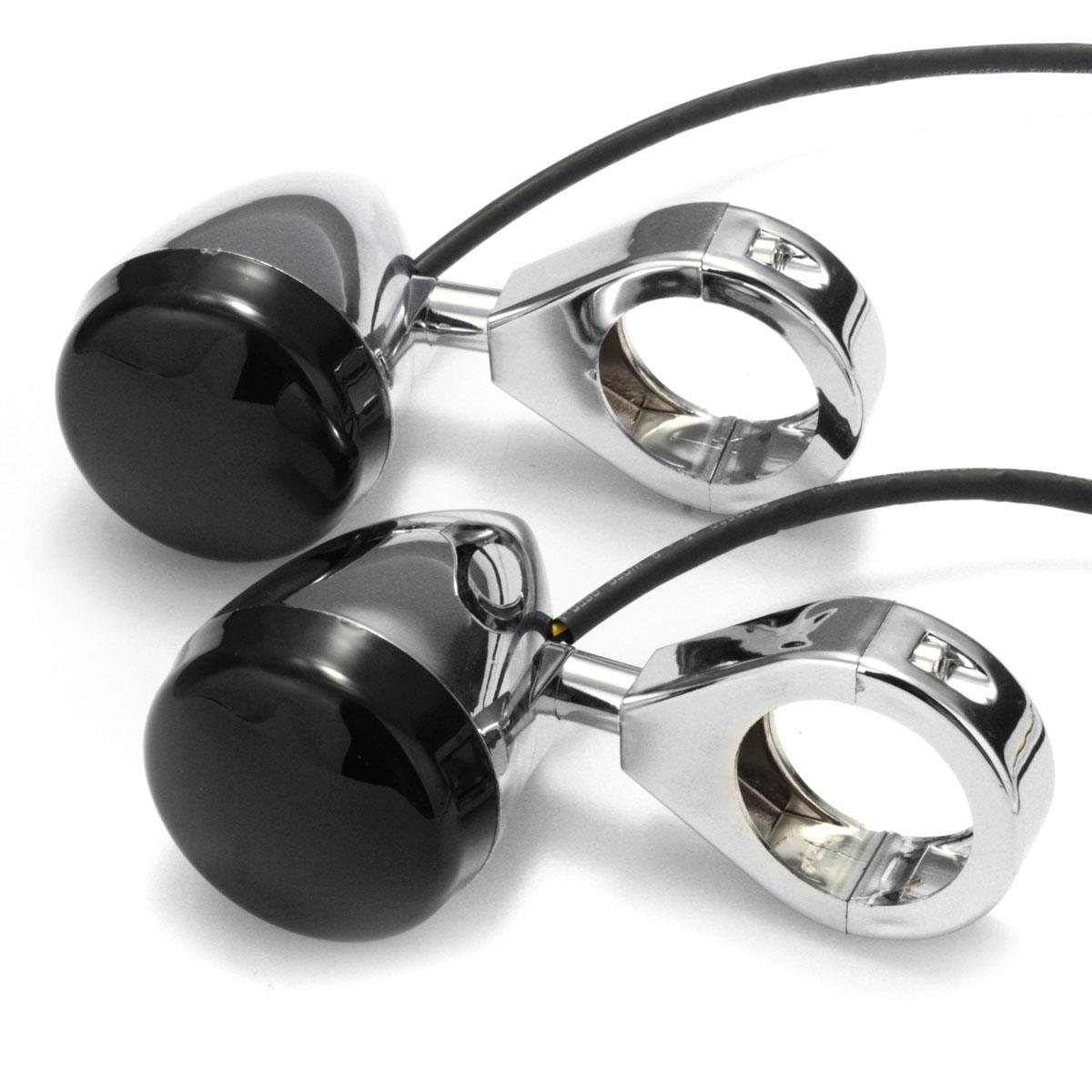 2pcs-Front-2pcs-Rear-Motorcycle-LED-Turn-Signal-Chrome-41mm-Fork-Clamp-For-Harley-1056197