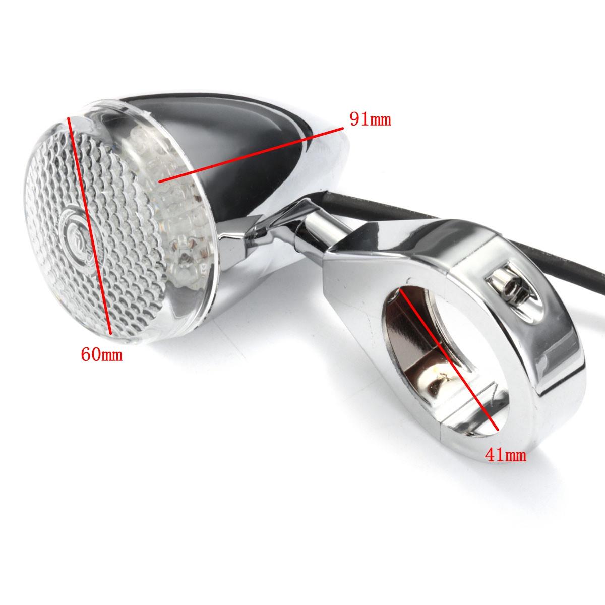 2pcs-Front-2pcs-Rear-Motorcycle-LED-Turn-Signal-Chrome-41mm-Fork-Clamp-For-Harley-1056197