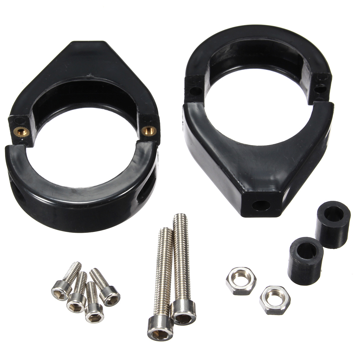 41mm-Turn-Signal-Mount-Bracket-Fork-Tube-Relocation-Clamps-Indicator-For-Harley-1027497