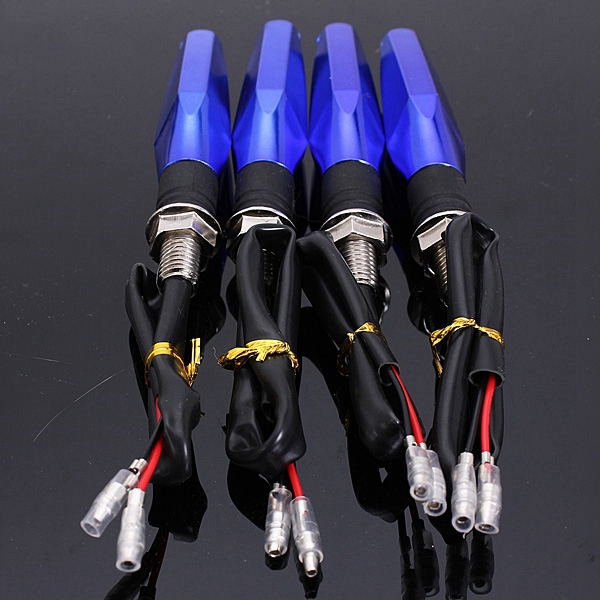 4pcs-Motorcycle-LED-Turn-Signal-Indicator-Blinkers-Amber-Light-Blue-Body-Shell-1045914