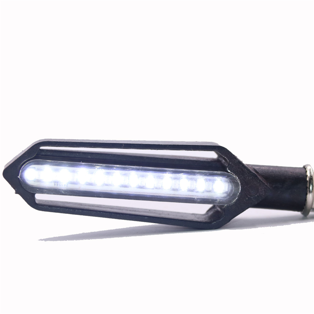 4x-Sequential-Flowing-24-LED-Turn-Signal-Indicator--White-DRL--Red-brake-Lights-1332245