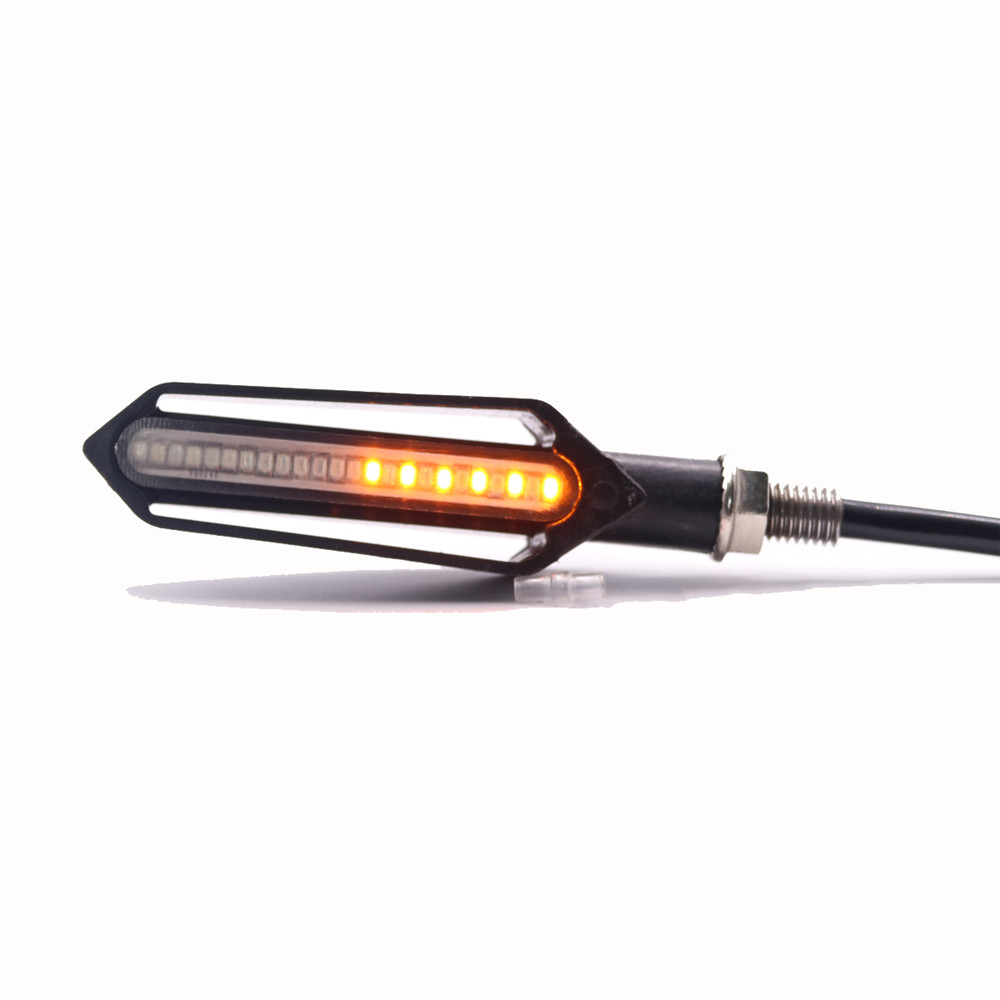 4x-Sequential-Flowing-24-LED-Turn-Signal-Indicator--White-DRL--Red-brake-Lights-1332245
