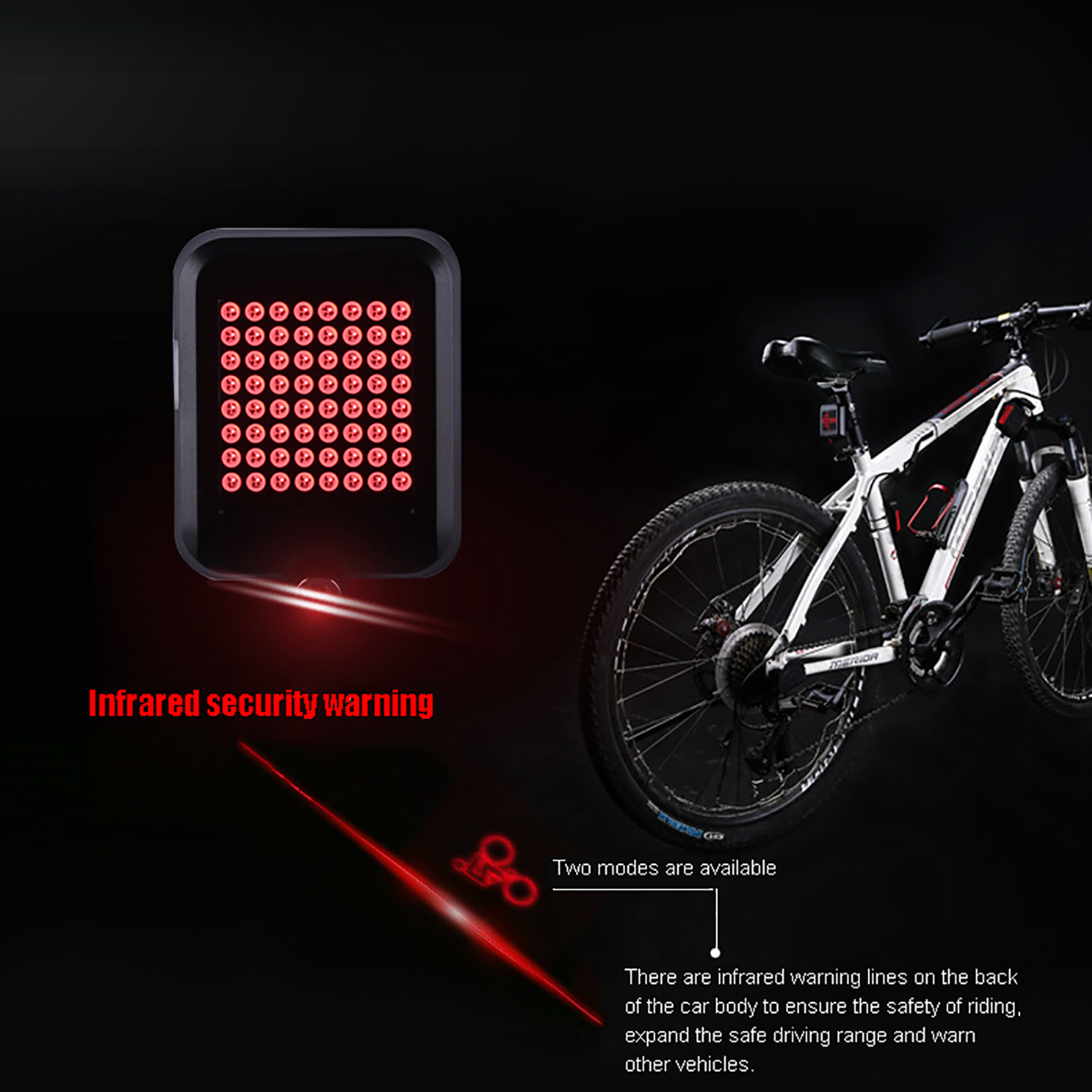 64-LED-Intelligent-Bicycle-Tail-Light-Red-Laser-Cycling-Light-Turn-Signals-Rear-Light-USB-Rechargeab-1752224
