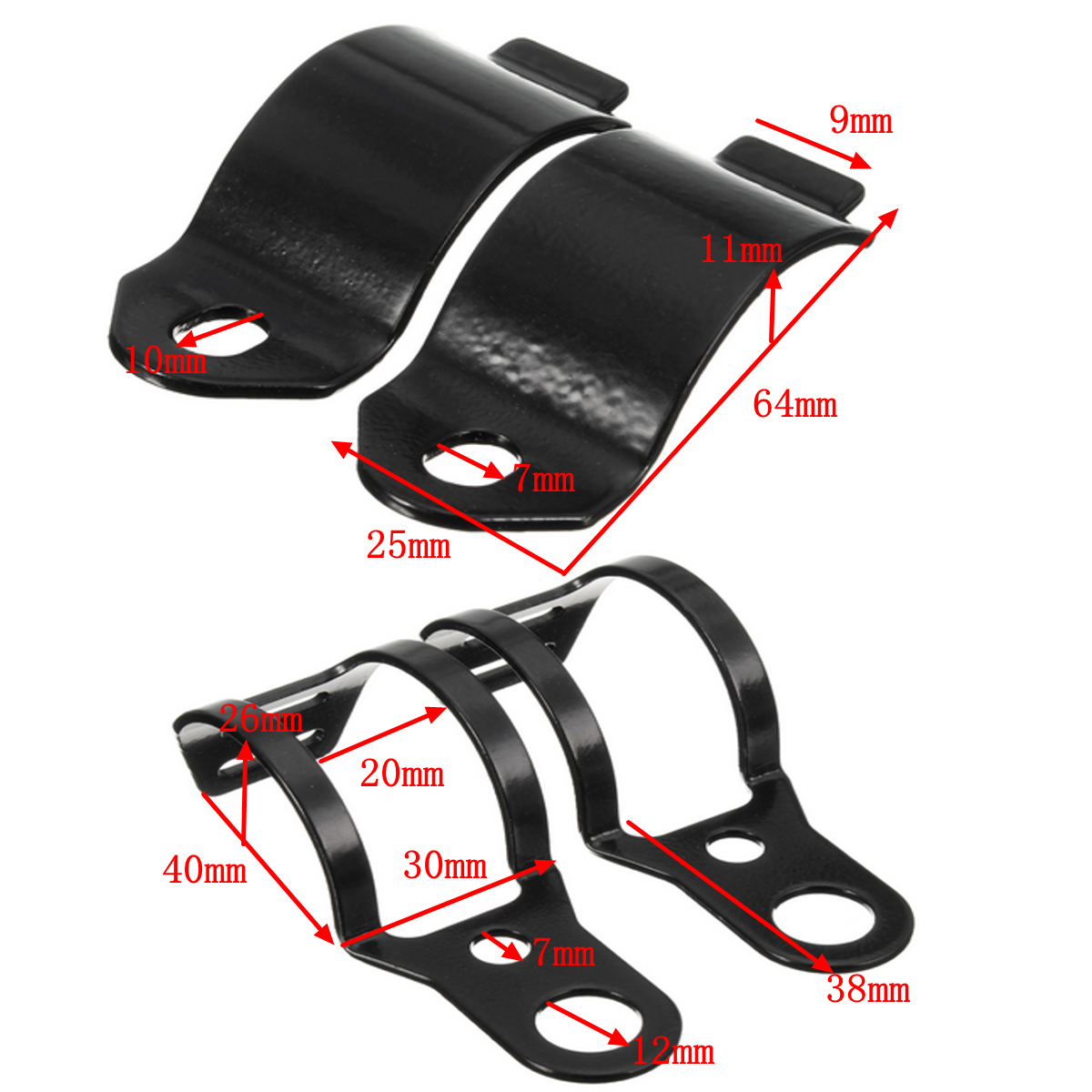 A-Pair-Motorcycle-Turn-Signal-Indicator-Light-Mounting-Brackets-For-Harley-1072930