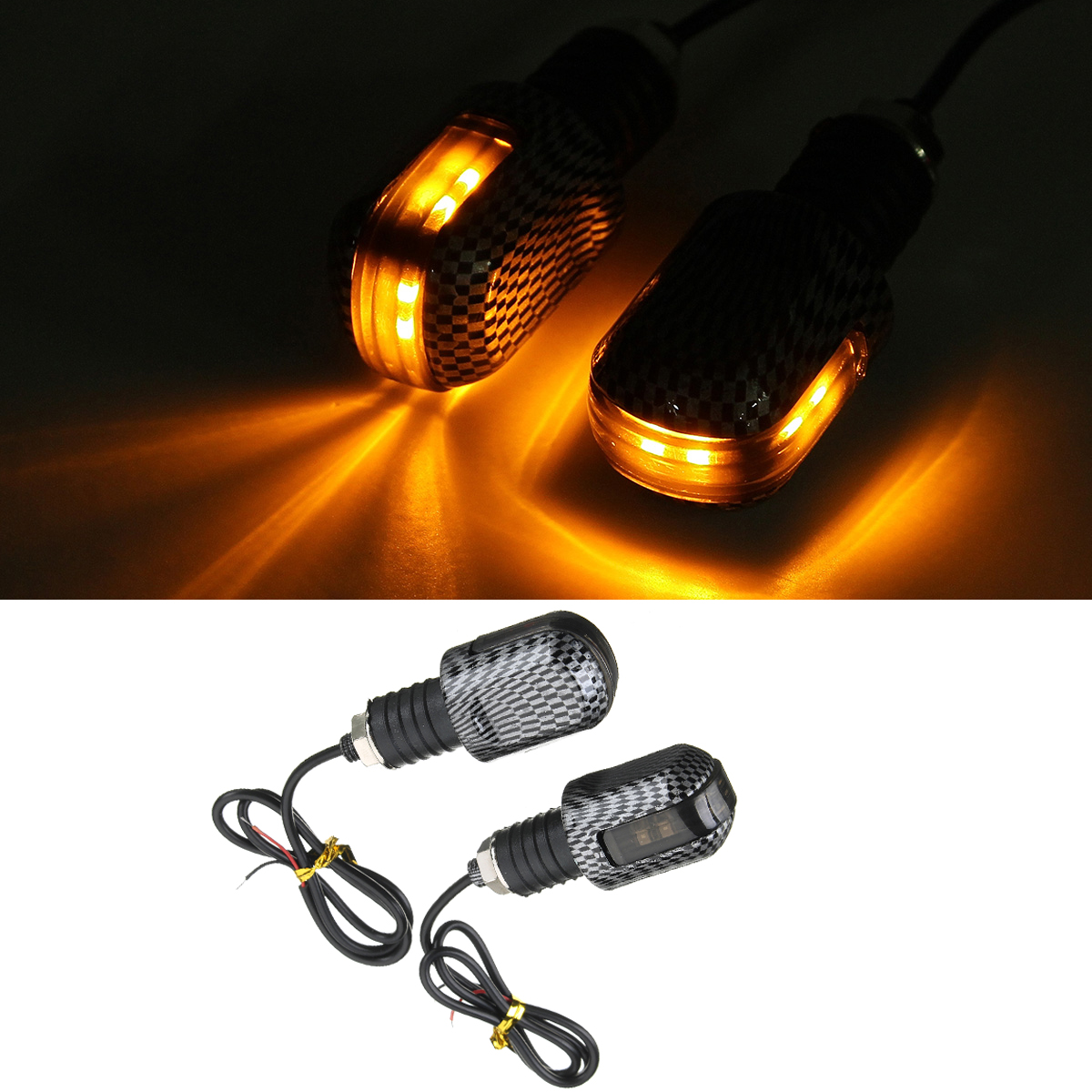 BlackSmoked-Turn-Signal-Lights-Bar-End-LED-Handlebar-Indicator-Motorcycle-Universal-1354431