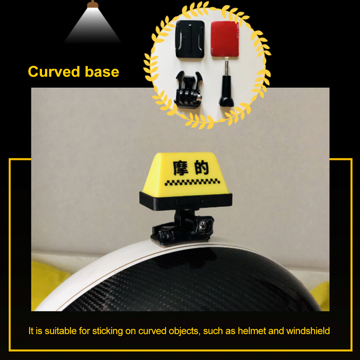 LED-Bright-Yellow-12V-Motorcycle-Taxi-Cab-Light-Roof-Top-Topper-Sign-Lamp-1768880