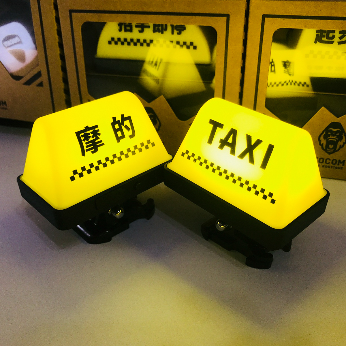 LED-Bright-Yellow-12V-Motorcycle-Taxi-Cab-Light-Roof-Top-Topper-Sign-Lamp-1768880