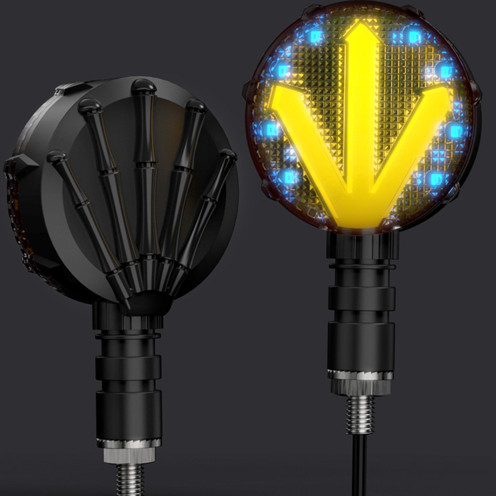 Motorcycle-LED-Turn-Signal-Indicator-Lights-Ghost-Claw-Skull-Hand-Retro-Running-Lamp-10mm-Screw-Univ-1603805