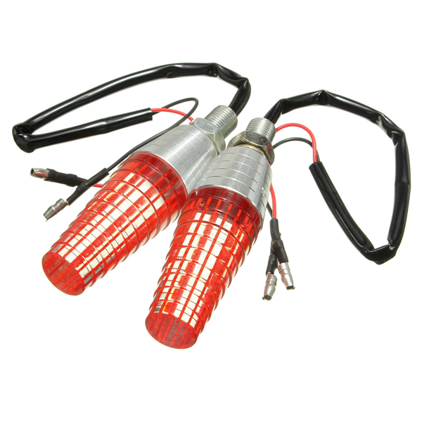 Motorcycle-Red-LED-Turn-Signal-Indicator-10mm-Bolt-For-MXC-EXC-KTM-Supermoto-995628