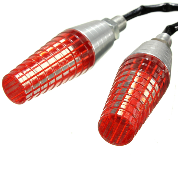Motorcycle-Red-LED-Turn-Signal-Indicator-10mm-Bolt-For-MXC-EXC-KTM-Supermoto-995628