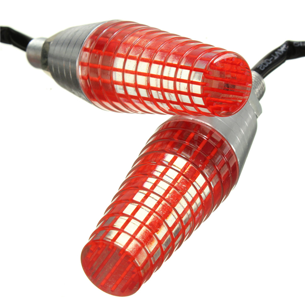 Motorcycle-Red-LED-Turn-Signal-Indicator-10mm-Bolt-For-MXC-EXC-KTM-Supermoto-995628