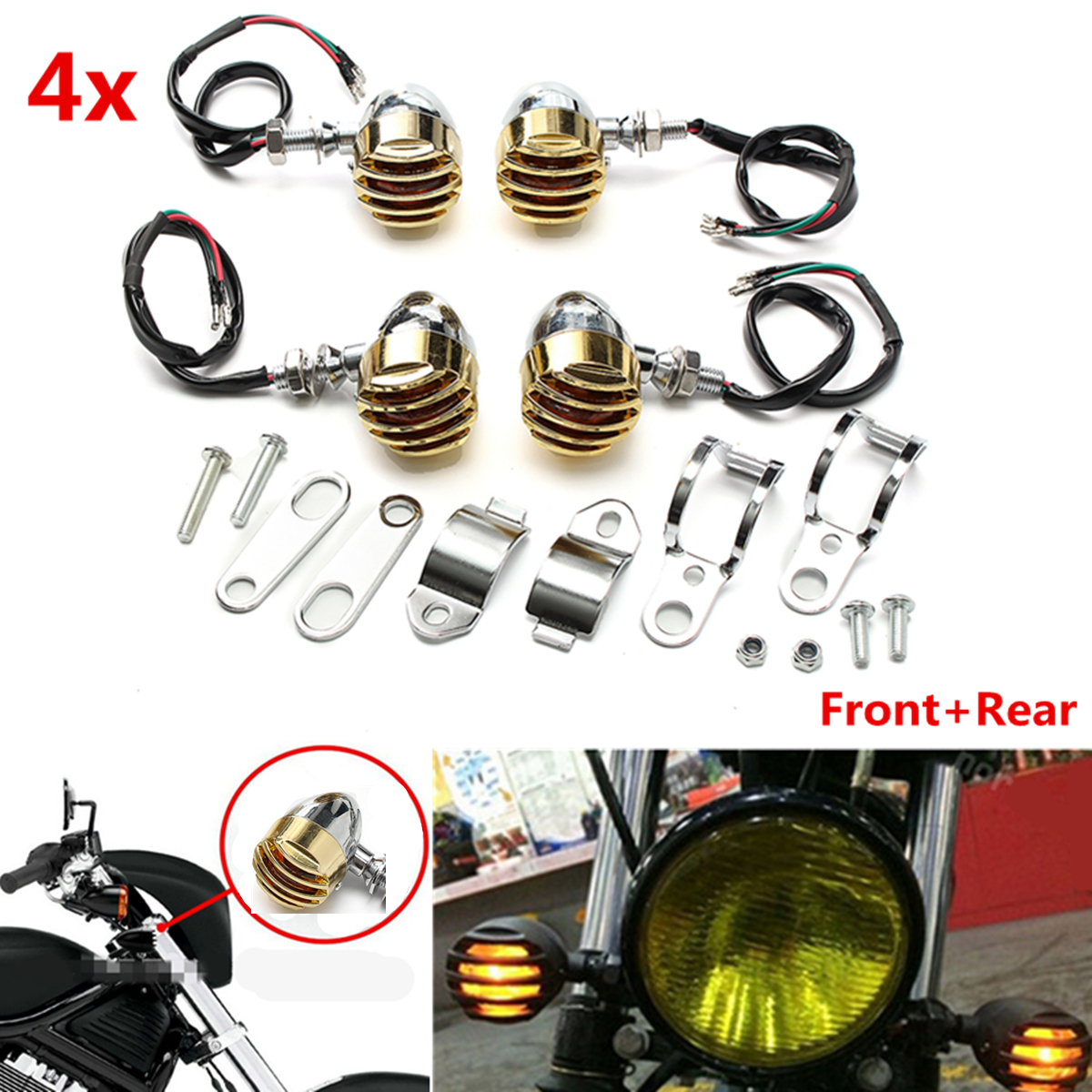 Motorcycle-Turn-Signal-Lights-with-Fork-Clamps-Shock-Bracket-Relocater-Holder-For-Harley-1358668