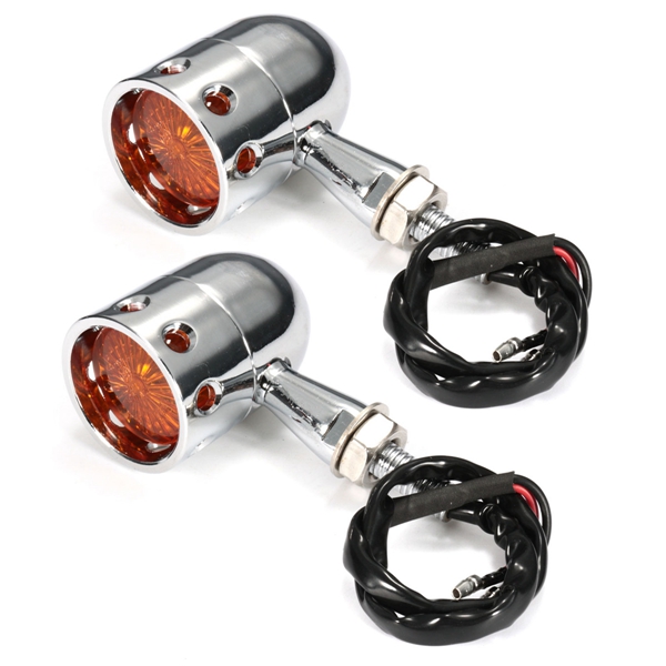 Pair-12V-Motorcycle-Amber-Turn-Signal-Indicator-Light-Hollow-Lamp-1050735