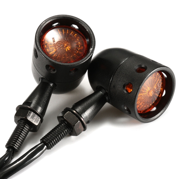 Pair-12V-Motorcycle-Amber-Turn-Signal-Indicator-Light-Hollow-Lamp-1050735
